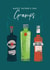 Classic Father's Day card - Gramps - Negroni cocktail created by Rebecca Prinn