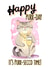 Happy Birthday Card - for Cat Lovers - It's Purr-secco Time! created by Cornish Cat Lady