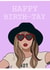 Birthday card for Taylor Swift lovers created by Grace Simmons