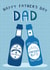 Classic Father's Day Card - Beer - Cheers! created by Sarah Corcoran