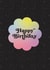 Retro Gradient Happy Birthday Card created by Pretty Post