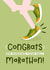 Fun Congratulations Card - 13.1 Miles Run - Half Marathon created by Joanne Hawker