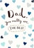Pretty Father's Day Card - Best Dad created by Love Lucy Illustration
