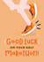 Good Luck Half Marathon Card - Running 13.1 miles - First Half Marathon created by Joanne Hawker