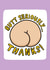 Funny Thank You Card - Butt Pun Card created by TeePee Creations