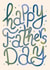 Modern Father's Day Card - Fun Typography created by @tikkled.pink