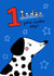 Cute Birthday Card - 1st - Pawsome Dog created by Louise Kade 