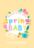 Spring baby, new baby card created by Sophie Larsson