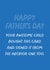 Funny Father's Day Card - Sibling Banter - From Your Awesome Child...And Inferior One Too created by Heather Alstead Design LTD