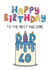 Classic Birthday Card - For Dad - 40th created by Schnauzer Scribbles