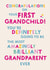 Cute Congratulation Card - First Grandchild - New Grandparent created by Wink Design - Michelle Roberts