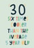Funny 30th Birthday Card - Cheeky Birthday Card For Best Friend created by Leave My Mark Designs 