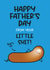 Funny Father's Day Card - From Your Little Shit created by Twisted Haggis
