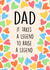 Cheeky Father's Day Card - It Takes a Legend To Raise A Legend created by Poppy & Mabel