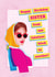 Fun Birthday Card - For Sister - One Fabulous Bitch To Another created by Jane Katherine Houghton