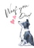 Cute Father's Day Card - From The Dog - Border Collie created by Kate Garrett