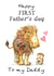 Cute Father's Day Card - First Fathers Day - Lion & Cub created by Kate Garrett