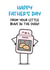Cute Father's Day Card - From Twins - From the Bump created by Twisted Haggis