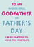 Heartfelt Father's Day Card - For Godfather created by Wink Design - Michelle Roberts
