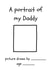 Cute Father’s Day Card - From The Kids - Portrait Of My Daddy created by Amy (Hedgecards)