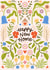 Pretty New Home Card - Floral Pattern created by Leaf Lane Studio