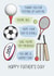 Funny Father's Day Card - Sports Puns created by Creaternet