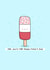 Punny Father’s Day card - Dad You’re Fab - Ice Lolly Pun created by Rosalie Perl