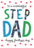 Classic Fathers Day Card - For Step Dad created by The Boy and the Bear