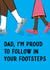 Cute Father's Day Card - From Daughter - Crocs created by Quinton cards