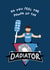 Fun Fathers Day Card - Gladiators - Do You Feel The Power Of The Dadiator created by PaperJam Print Co.