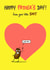 Funny Fathers Day Card - From Your Little Shit! created by Bryony Jackson Walters
