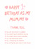 New Mum Card - From The Baby - First Birthday Mum - Best Mummy Birthday Card created by @hollielonglanddesigns