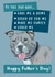 Cute Father's Day Card for XL Bully dog - bull breed - staff - dog dad created by Maddy Philips