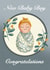 Cute New Baby Card For New Parents - Congratulations created by Things By Bam