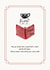 Cheeky Birthday Card- Book Nerd- Spicy Reads created by Quill and Palette