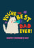 Cute Father's Day Card - From the Dog - Best Dad Ever created by NICHOLA COWDERY ILLUSTRATIONS 