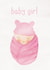 Baby Girl - New Baby Card created by All The Best