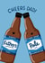 Cute Father’s Day Card - Pale Ale - Cheers Dad! created by Nicola Watson