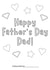 Cute Birthday Card - Colouring In - Dad created by Amy (Hedgecards)