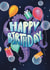Illustrative Birthday Card - Party Octopus created by Sharon Steel