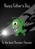 Cute Father's Day Card - Best Monster Checker created by All The Best