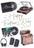 Music Vinyl Record Player Collection - Father's Day Card For Dad or Grandad created by Making Meadows Ltd
