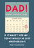 Cheeky Fathers Day Card - Without Me Just Another Day created by Wink Design - Michelle Roberts