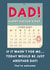Cheeky Fathers Day Card - Without Me It's Just Another Day created by Wink Design - Michelle Roberts