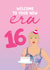 16th Birthday Card for Taylor Swift fan - Welcome to your new Era created by The Cake Thief