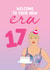 17th Birthday Card for Taylor Swift fan - Welcome to your new Era created by The Cake Thief