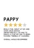 Funny Fathers Day Card - 4 Star Rating - For Pappy created by Jeff and the Squirrel