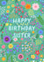 Floral Birthday Card For Sister created by Pear Tree Press