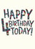 Pretty Birthday Card - 4th Today! created by The Boy and the Bear