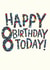 Pretty Birthday Card - 8th Today! created by The Boy and the Bear